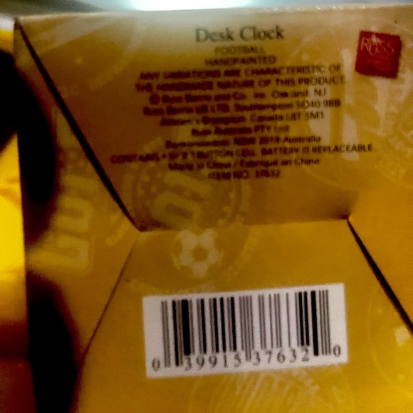 Russ Berries and Co. Football Handpainted Desk Set - Picture 8 of 12